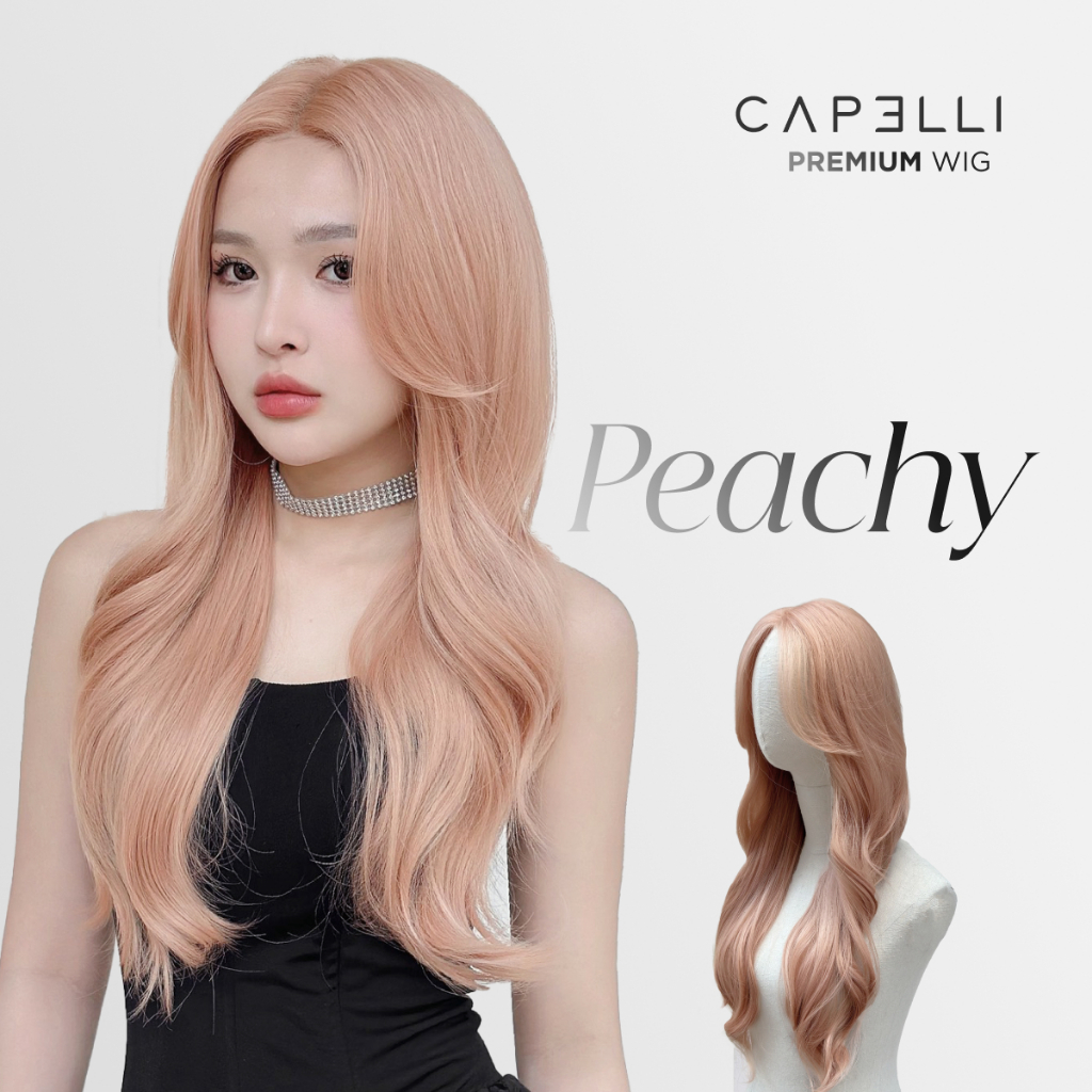 Tóc Siêu Da Đầu CAPELLI Peachy Premium Wig