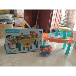 Bộ bàn ghế lắp ráp 45 chi tiết cho bé Quà tặng từ sữa