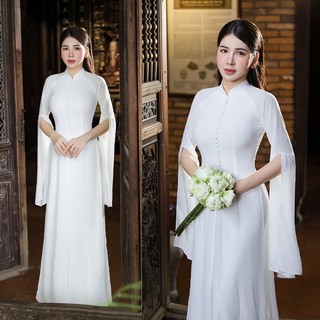 Áo dài truyền thống 4 tà tay xẻ tk94