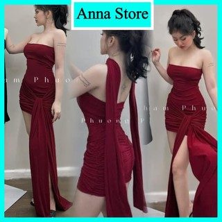 Đầm mini Màu Trơn Dáng Ôm Thời Trang 2023 Cho Nữ M1293