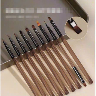 bộ cọ 9 cây, set cọ 9 cây làm móng làm nail