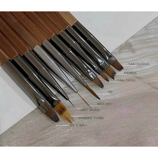 bộ cọ 9 cây, set cọ 9 cây làm móng làm nail