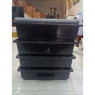 Baki lọc hồ cá kết hợp ngăn lắng tách phân kt 1 tầng 48 x 20 x 16 cm