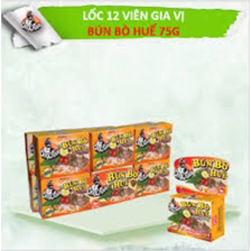 12 Hộp viên gia vị Bún bò Huế 4 viên/1 hộp