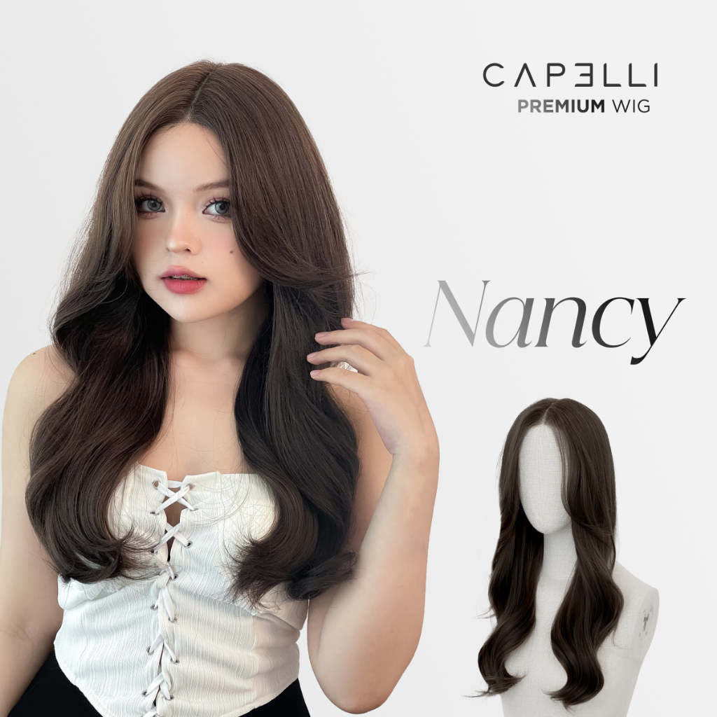 Tóc Siêu Da Đầu CAPELLI Nancy Premium Wig