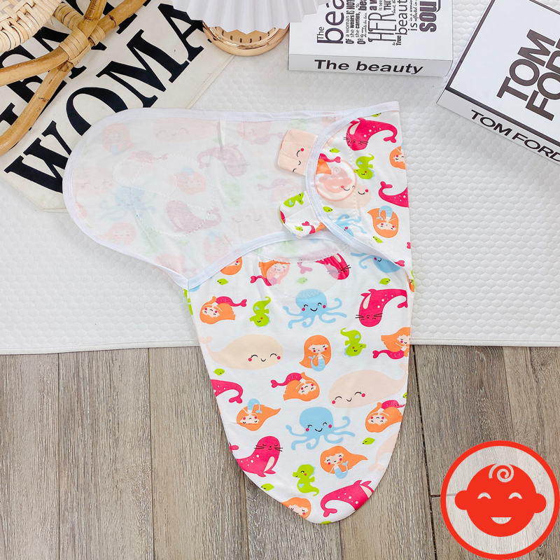Ủ kén sơ sinh cotton Swaddle Summer cho bé ngủ ngon