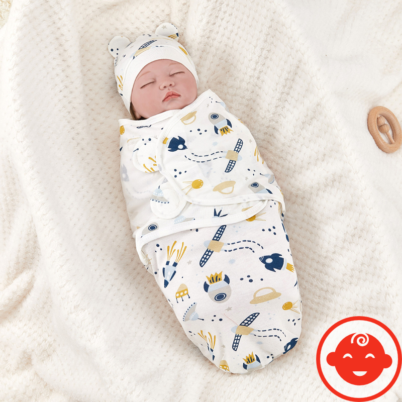 Ủ kén sơ sinh cotton Swaddle Summer cho bé ngủ ngon