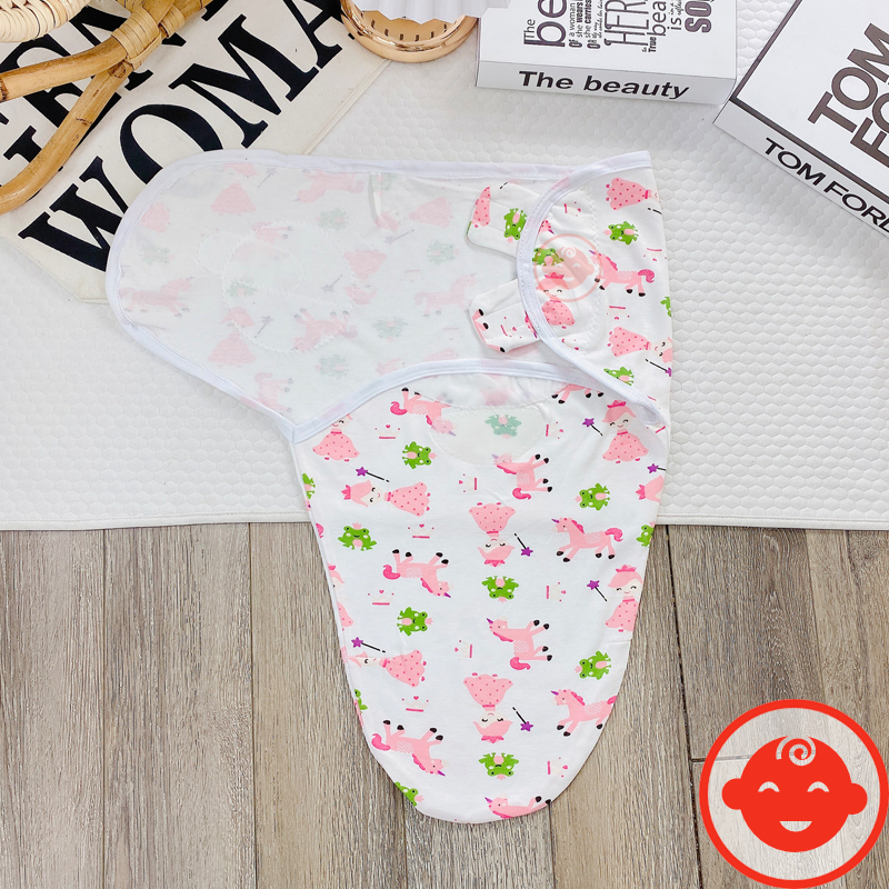 Ủ kén sơ sinh cotton Swaddle Summer cho bé ngủ ngon