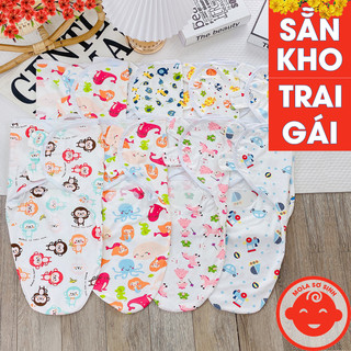 Ủ kén sơ sinh cotton Swaddle Summer cho bé ngủ ngon