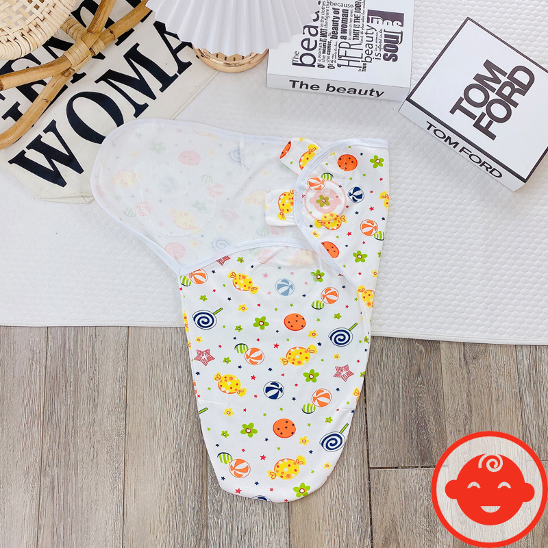 Ủ kén sơ sinh cotton Swaddle Summer cho bé ngủ ngon