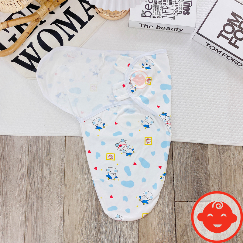 Ủ kén sơ sinh cotton Swaddle Summer cho bé ngủ ngon
