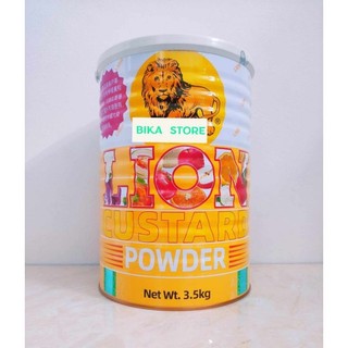 Bột sư tử làm bánh hiệu lion custas powder hộp 3.5kg