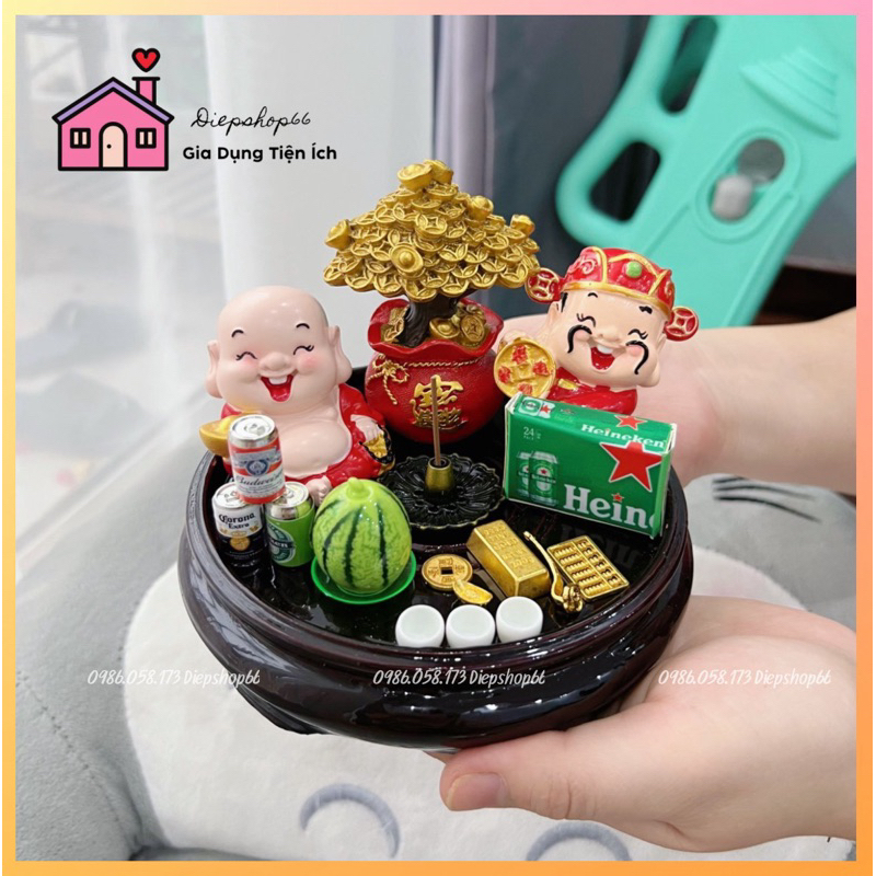 Bàn thờ mini 🎀 CÓ SẴN 🎀 Bàn thờ thần tài mini nhiều mẫu lựa chon , tranh trí bàn làm việc chiêu tài lộc may mắn