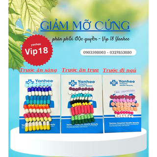 Liệu trình giảm cân vip 18 yanhee- Giảm cân nhanh siêu mạnh