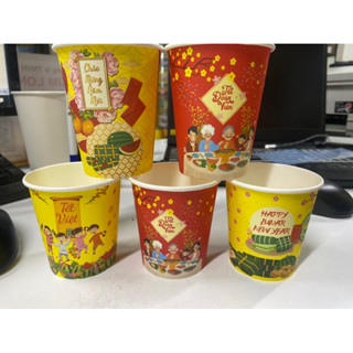 Ly giấy in Tết (7oz-9oz) 100 cái