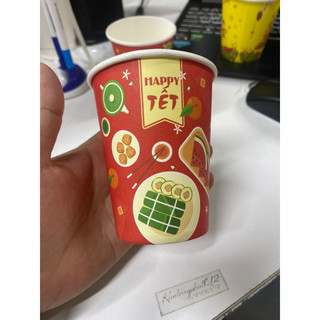 Ly giấy in Tết (7oz-9oz) 100 cái