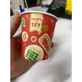 Ly giấy in Tết (7oz-9oz) 100 cái