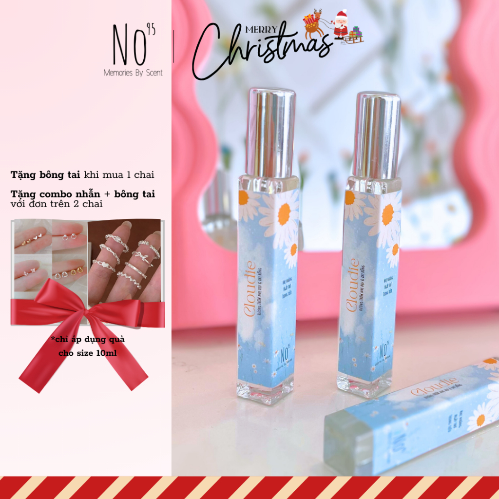 Tinh dầu nước hoa No95 Cloudie hương thơm tươi mát, dễ thương dành cho các bạn nữ