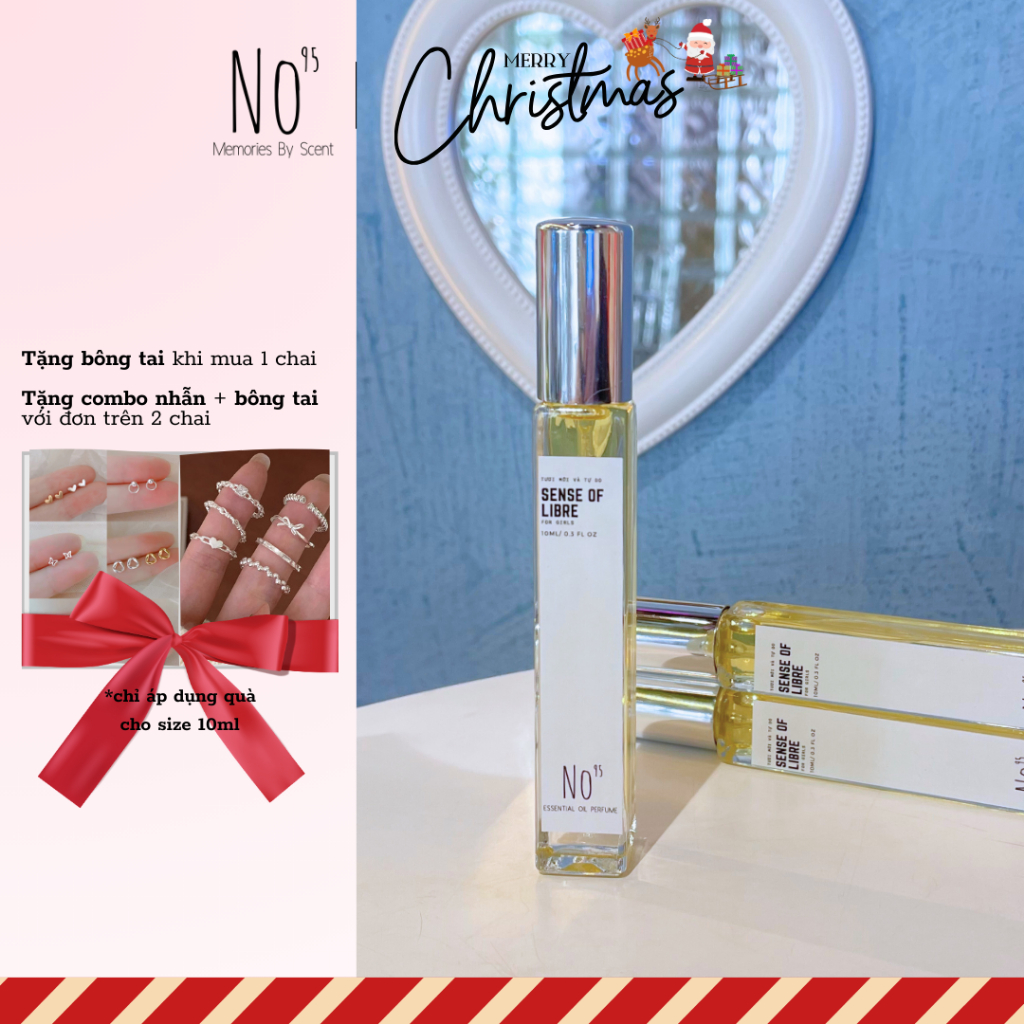 Tinh dầu nước hoa No95 Sense Of Libre 10ml dành cho nữ, hương thơm tươi mới và tự do