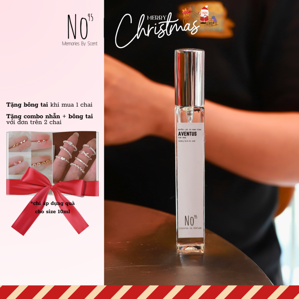 Tinh dầu nước hoa No95 Aventus 10ml dành cho nam, hương thơm quyền lực và hấp dẫn
