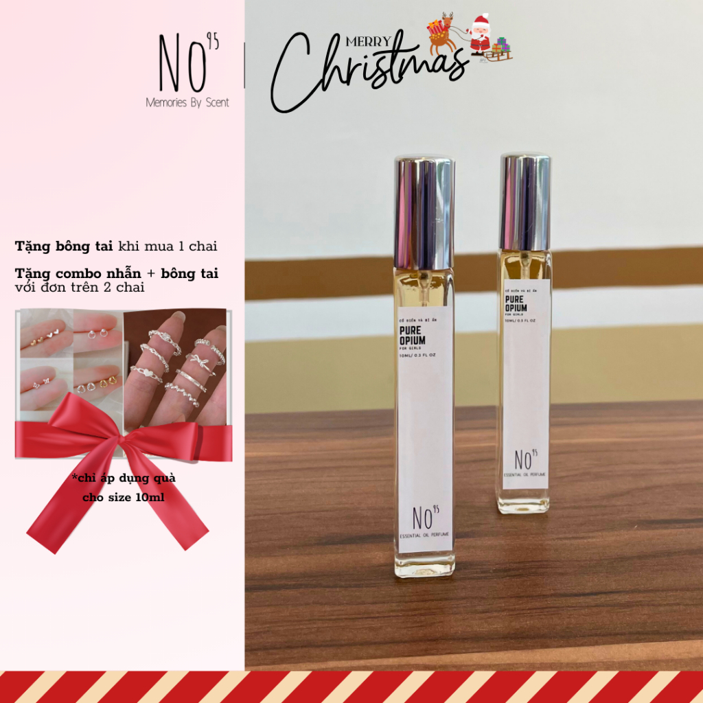 Tinh dầu nước hoa No95 Pure Opium 10ml dành cho nữ, hương thơm bí ẩn, quyến rũ bậc nhất