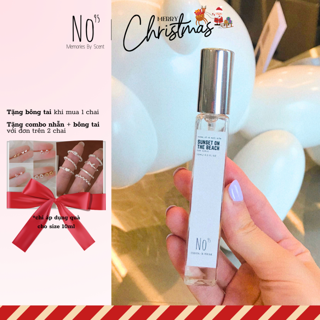 Tinh dầu nước hoa No95 Sunset On The Beach 10ml dành cho nữ quyến rũ và sang trọng
