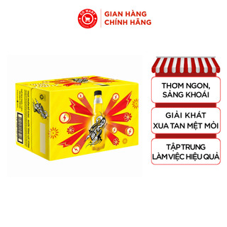  Thùng 24 Chai Nước Tăng Lực Sting Vàng  330ml chai  