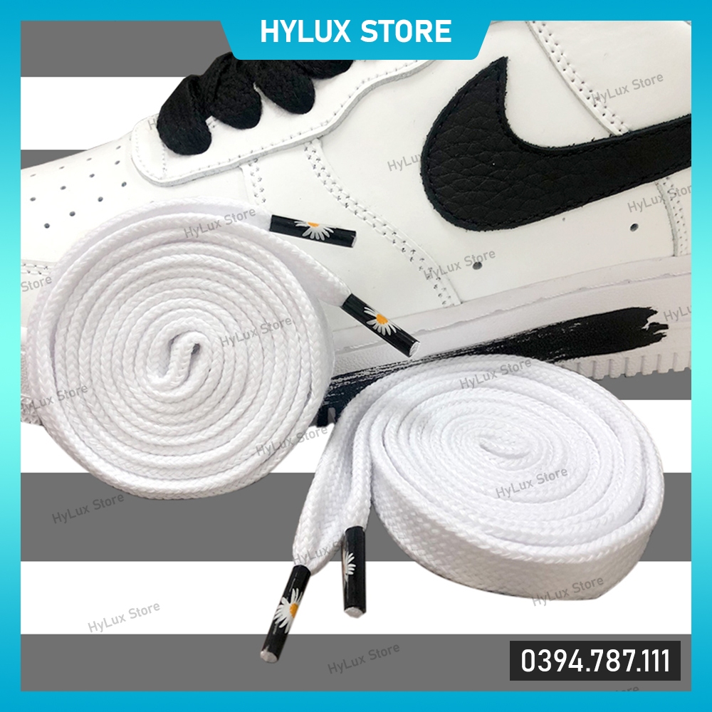 Dây Giày G-Dragon Air Force 1 Para Noise Và Bộ Phụ Kiện Cao Cấp - Dây Giày Hoa Cúc