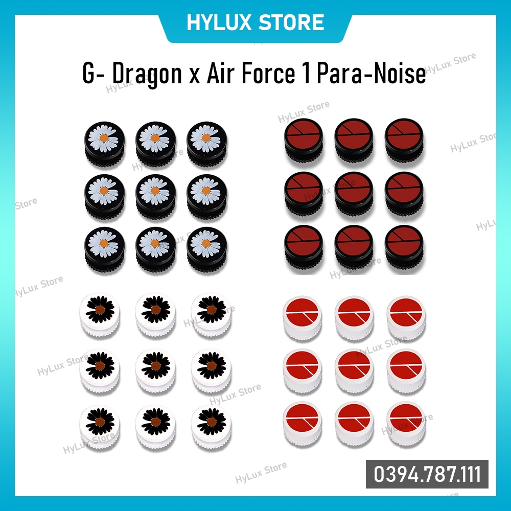 Dây Giày G-Dragon Air Force 1 Para Noise Và Bộ Phụ Kiện Cao Cấp - Dây Giày Hoa Cúc