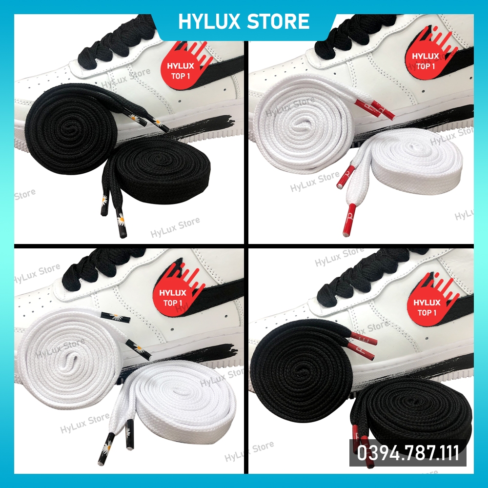 Dây Giày G-Dragon Air Force 1 Para Noise Và Bộ Phụ Kiện Cao Cấp - Dây Giày Hoa Cúc