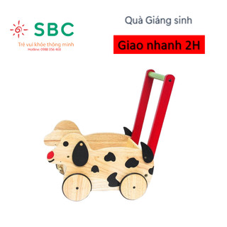 Xe chó vừa làm xe tập đi vừa chở đồ chơi hàng Việt Nam thương hiệu Winwintoys gỗ Đức Thành
