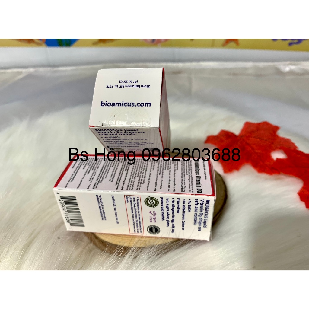 Vitamin D3 BioAmicus 400IU/giọt 10ml