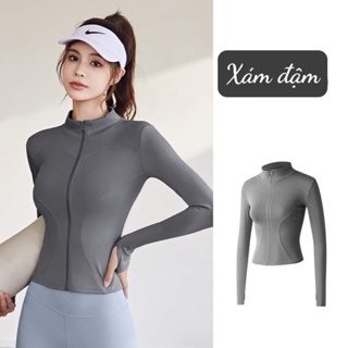 Áo khoác tập gym, yoga, áo chống nắng chống tia uv QC CAO CẤP co dãn bốn chiều | BigBuy360 - bigbuy360.vn