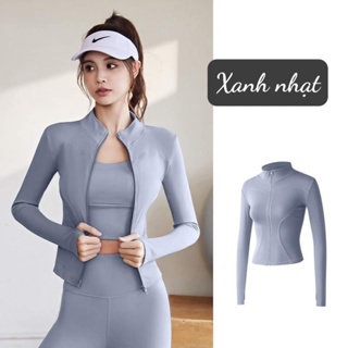 Áo khoác tập gym, yoga, áo chống nắng chống tia uv QC CAO CẤP co dãn bốn chiều | BigBuy360 - bigbuy360.vn