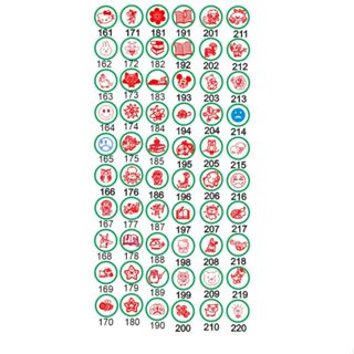 CON DẤU LOGO TIỂU HỌC- DẤU TÍCH ĐIỂM - STICKER(161-200)- Làm theo YÊU CẦU - FREESHIP freeship