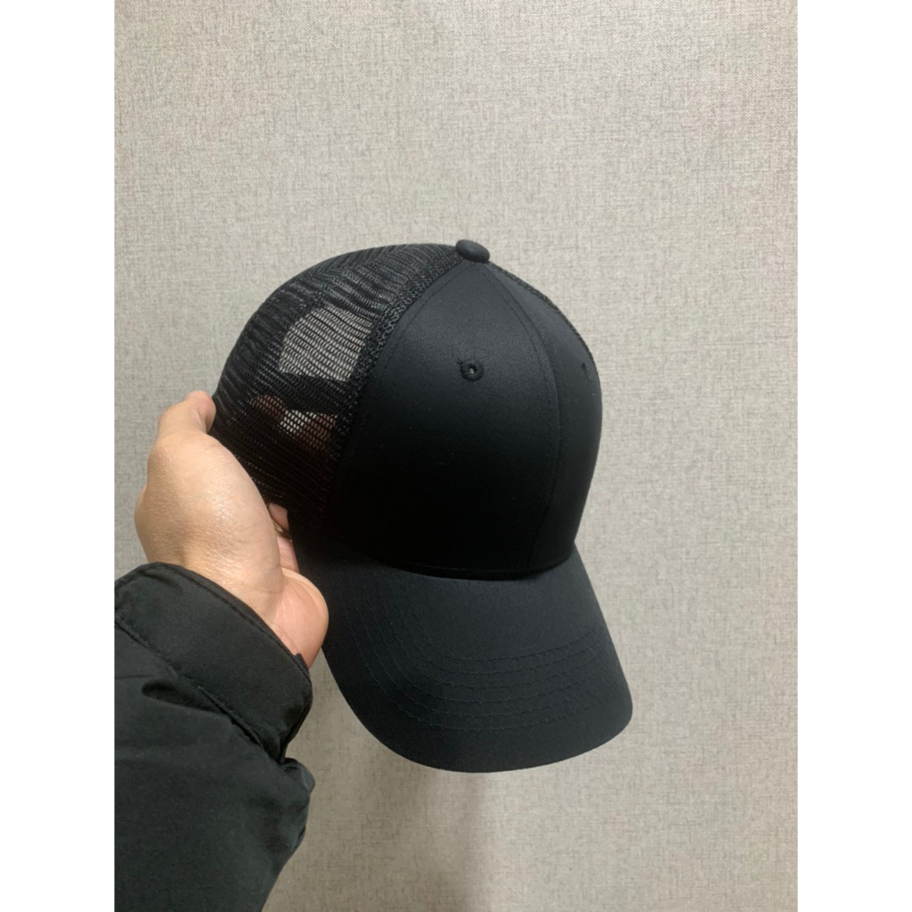 Mũ lưỡi trai nón kết đen trơn thiết kế lưới Free Size - Full hộp dành cho nam và nữ