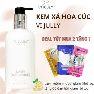 Kem xả tóc vijully dưỡng tóc mượt 350ml, dầu ủ tóc phục hồi tóc mềm mượt