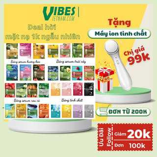 Mặt nạ trái cây cao cấp Bơ/ Nho/ Mật ong/ Tre/ Trà Xanh các loại - vibesvietnam