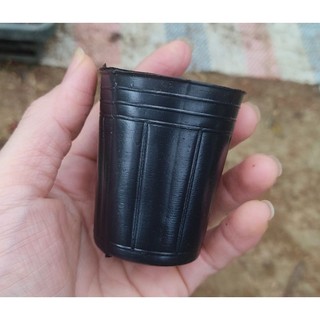 100 chậu nhựa đen ươm cây giống trồng cây con hoặc gieo hạt..