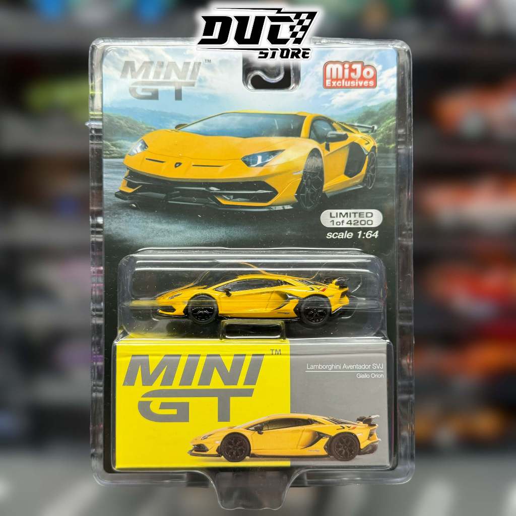 Ducstore.vn Xe mô hình MiniGT #563 - Lamborghini Aventador SVJ Giallo Orion