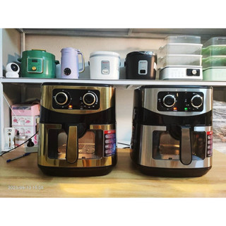 Nồi Chiên Không Dầu Sharps 10L và 12L Có Khoang Kính Để Quan Sát Thức ăn-Bảo Hành 12 Tháng