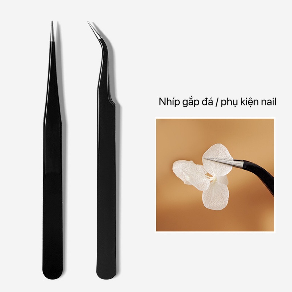Nhíp gắp đá phụ kiện nail
