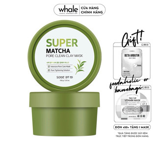 Mặt Nạ Đất Sét Some By Mi Làm Sạch Lỗ Chân Lông Super Matcha Pore Clean Clay Mask 100g