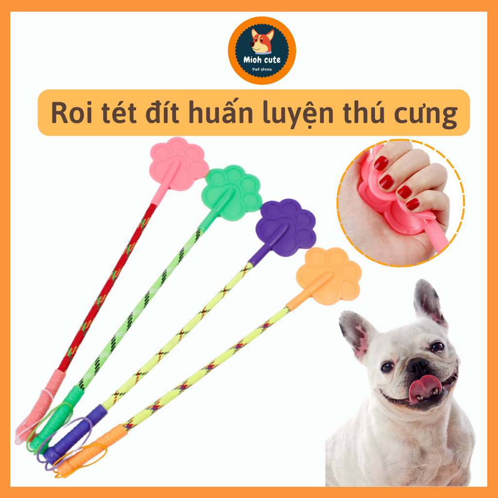 Roi huấn luyện thú cưng biết nghe lời, roi tét đít chó mèo