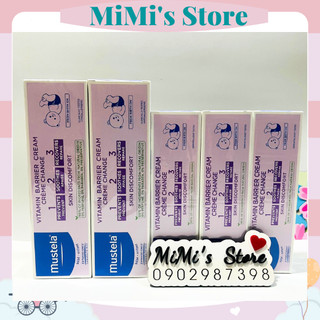 Mustela Kem dưỡng da cho vùng hăm tả Mustela Vitamin Barrier Cream 100ml