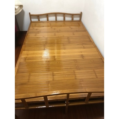 Giường Gấp Gọn AMYLY Giường Xếp Gọn Thông Minh Đa Năng Bằng Tre Màu Vecni Nhiều Kích Cỡ D197 x R120 x C30cm | BigBuy360 - bigbuy360.vn