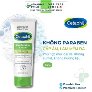 Kem Dưỡng Ẩm Cetaphil Face and Body Moisturizing Cream Giúp Phục Hồi Da 50g