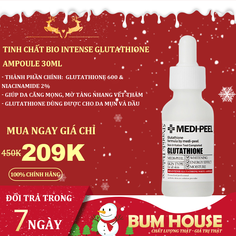 Tinh Chất Dưỡng Trắng Da MEDIPEEL Glutathione 600 White Ampoule Serum 30ml