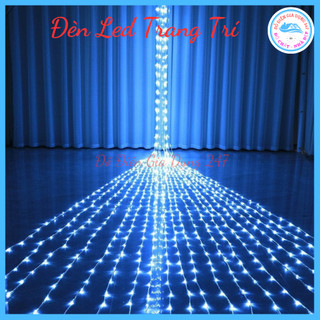 Đèn Nháy Thả Rèm Mưa Rơi/ Đèn Nháy Thác Nước - Đèn Nháy Thả Mành, Trang Trí Cây Đẹp Lung Linh, trang trí giáng sinh noel