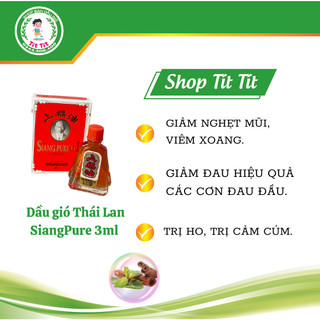 Dầu gió Thái Lan Siang Pure Hình ông già 3ml